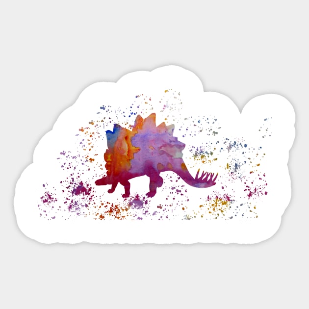 Stegosaurus Sticker by BittenByErmines